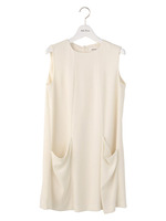 切替フレアワンピース