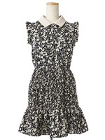 Oハートガラシャツワンピ