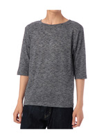 ミックスカラー5分袖カットソー