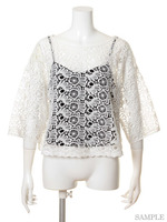 [Salon de Balcony]CEMICAL LACE BLOUSE
