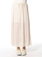 スラブカットマキシスカート