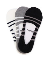 PANTONE モノトーンボーダーソックス(3足セット)