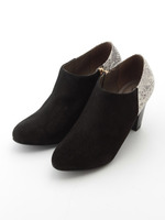 【mionotis】異素材コンビアンクルブーツ