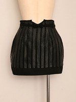 ストライプオーガンジースカート