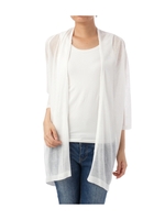 透かしニットトッパーカーディガン