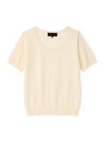 半袖ウールニットプルオーバー