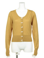 【Fi.n.t】リボン釦AC/C長袖ニットCD