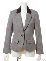 バイカラーグレンチェックJK