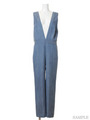[Salon de Balcony]TENCEL DENIM SALOPETTE