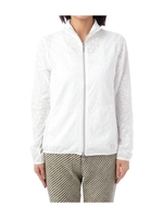 メッシュデザインダブルジップブルゾン