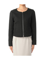 ノーカラージップアップジャケット