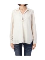 Vネックスキッパーブラウス