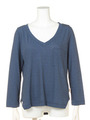 【BED＆BREAKFAST】Technorama　Thin　Stripe　V−Neck　Tops