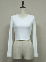 カットリブクルーネック