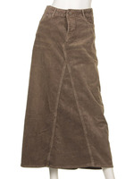 16コールストッレッチ　ロングスカート