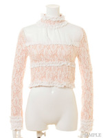 NF レースシャーリングトップス