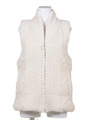 padding cable tying knitted vest