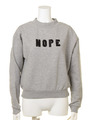 【CASUAL】NOPE裏毛TOPS
