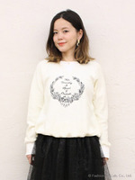 【Omekashi】裏下刺繍入プルオーバー