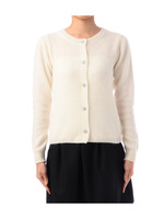 カシミヤビジューボタンカーディガン
