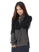 クラシックレイヤーニットトップス