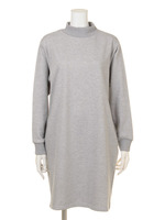 スウェットハイネックワンピース