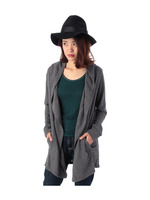 ニットソーフードトッパーカーディガン