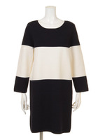 ボーダーニットワンピース