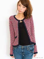 ミックスニットジャケット