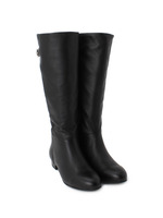 メタルラインローヒールブーツ