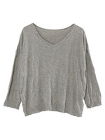 ワッシャー加工ニット