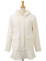 ジップアップメルトンコート