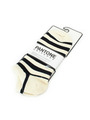 PANTONEボーダーショートソックス