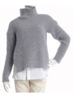 ベルタモヘアシャツニット