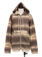 ボーダーブランケット　フードパーカー