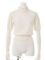 Back　Ribbon　Puff　Knit