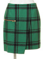 【GREED】Compression　Wool　Check　Skirt