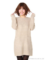 ブークレーニットチュニック