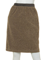 ラメニットスカート