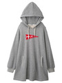 FLAG SWEAT FLARED DRESS