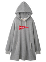 FLAG SWEAT FLARED DRESS