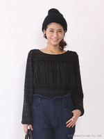 【mystic】ニット×フハクプルオーバー