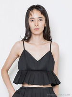 【IKUMI】PLEAT CAMISOLE