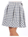 【LIZLISA】ウールギンガムスカート