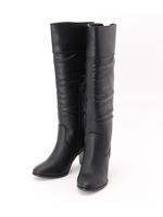 2WAYレザー調ロングブーツ