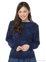 チャーリーふくれジャガードニット