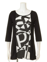 TR天竺切替えプリント