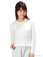 【LIZLISA】パールネックトップス