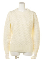 格子編みニット