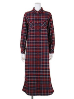 チェック柄マキシOP